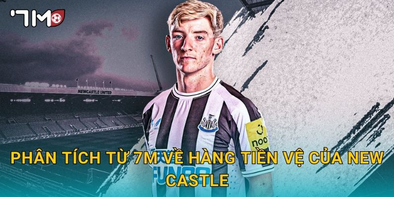 Hàng tiền vệ của New Castle và tin tức nóng hổi từ 7m 3 Phân tích từ 7m về hàng tiền vệ của New Castle